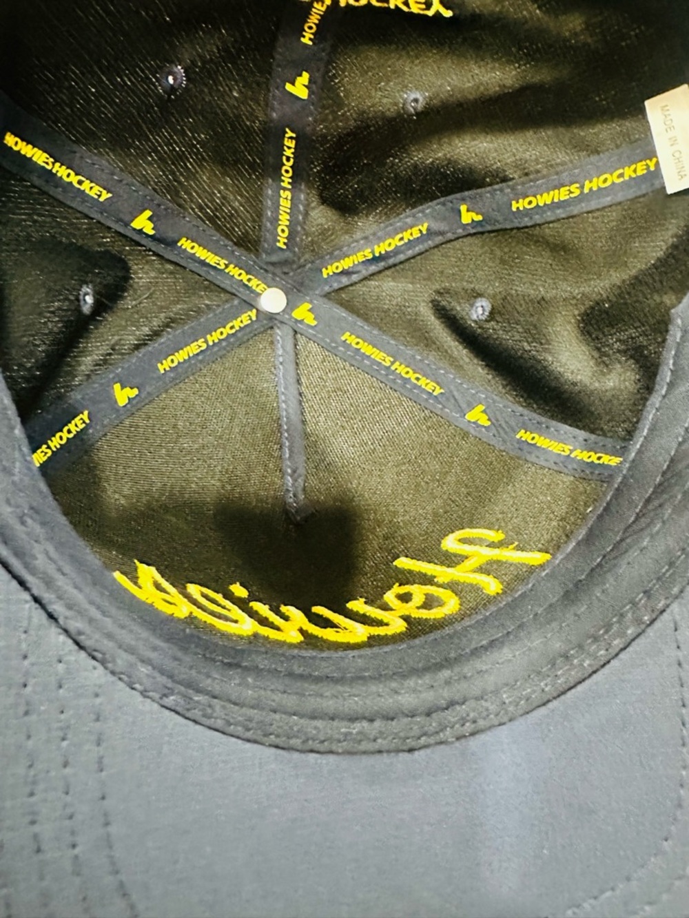 Howies Hockey Snapback The Tour Lid Color Rush Blue Yellow Rope Hat Adjustable - Picture 5 of 5